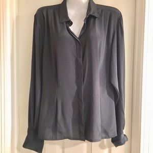 ♦️Michelle Stuart black blouse size 12